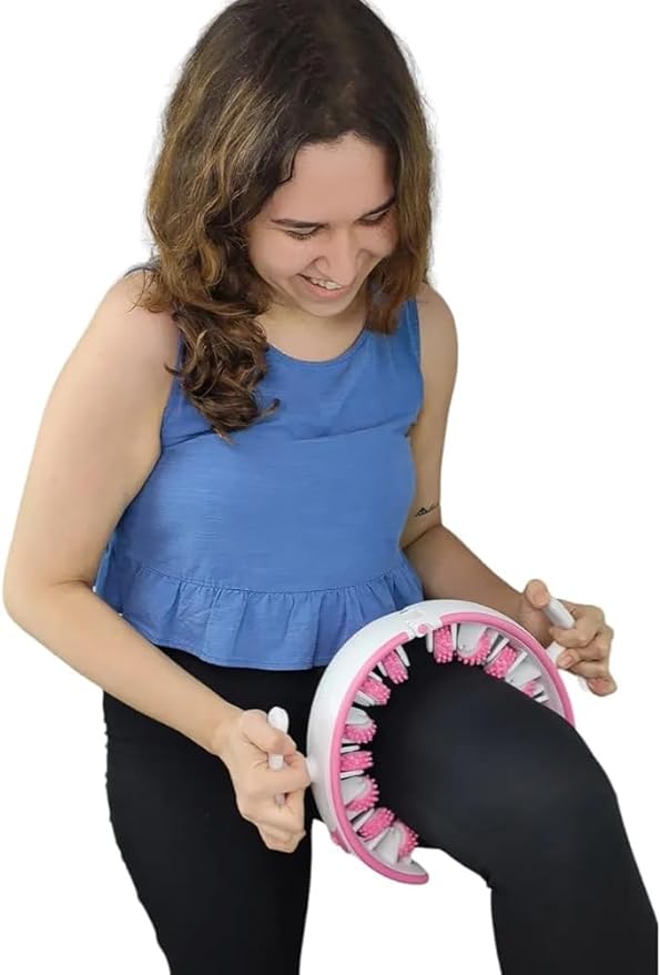 Aparat de masaj anticelulitic manual, UBX, extensibil, multifunctional, forma ergonomica, din plastic, 30x26 cm, roz Aparat de masaj anticelulitic manual, UBX, extensibil, multifunctional, forma ergonomica, din plastic, 30x26 cm, roz